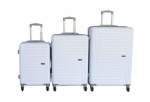 Smte Abs Luggage Set Hard Shell Suitcase With 360 Spinner Wheels 3-PIECE With Keychain
