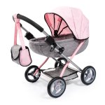 Cosy Doll’s Pram With Bag & Accessories Pink