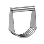 Non-slip Stainless Steel Hand Grip Pastry Dough Mixer Baking Tool - Silver