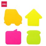 Deli Shapes Sticky Notes 76 X 76MM 80 Sheets Neon – EA03102