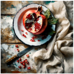 Stretched Canvas Pomegranate