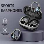 New Wireless Earbuds For Running Sports Wireless Earphones With Earhooks Pure Bass Sound In Ear Headphones With Dual-led Display