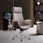 High Back Silver Executive Recliner Chair