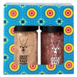 Oryx Desert Salt Grinders Set Smoked & Wine 2 X 50G