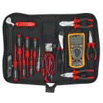 16 Piece Toolkit Electrical With T235H Digital Multimeter Eleckt