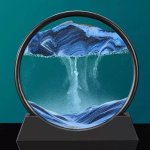 12 Inch Round 3D Moving Sand Art Frame