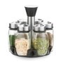 Aqua Spice Rack 6 Jars With No Spices