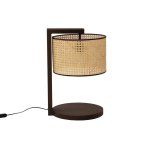 Bora Bora Metal And Cane Table Lamp