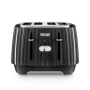 Delonghi Ballerina 4 Slice Toaster – Furnace Black CTD4003.BK