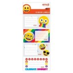 Creative Emoji Book Labels