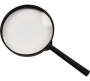 Magnifying-glass 90MM-DIAM. Blister 90 Black