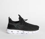 Knit Sneaker - 10 Black