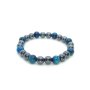 Dainty La Mode Blue Tigers Eye And Hematite Bracelet