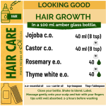 Hair Growth Jojoba Castor - RECIPE SYNERGY - Hair Care - Looking Good Collection