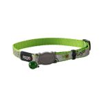 Rogz Reflectocat Collar - Lime Fish Design