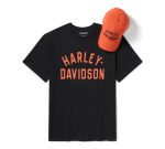 Men’s Racer Font Hat & Tee Gift Set