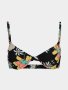 Hurley Women&apos S Black Wonderland Balconette Underwire Top