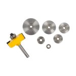 Pro-tech Rabbeting Bit With 7 Bearings 1 4" Shank