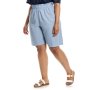 Donnay Plus Size Riviera Blue Paper-bag Shorts