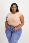Mbali High-neck Bodysuit - Nude - 2XL