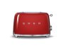 Smeg Retro 950W 2 Slice Toaster Red