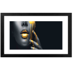 Dripping Gold Framed Print 1500 X 900