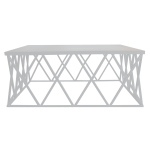 Tiffany Coffee Table - Light Grey Ferrograin