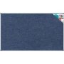 Parrot Bulletin Board Ribbed Aluminium Frame 2000X1200MM - Denim