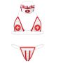 Women Lingerie Nurse Storie Uniform Fancy Clubwear Cosplay Holloween