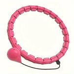 24 Knots Detachable And Size Adjustable Smart Hula Hoop For Fitness-black