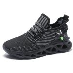 Dlwkipv Mens Slip On Running Sneakers Walking Shoes Athletic Gym Non Slip Workout Tennis Comfortable Fashion Lightweight Breatha