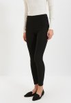 Interlock Knit Leggings - Black