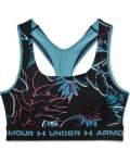 Women's Armour Mid Crossback Sports Bra - Radar Blue LG