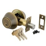 40-D102-0901 Double Cylinder Deadlock - Antique Brass