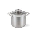 3LT Stainless Steel Casserole With Lid Silver