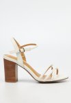 Hazel 2 Block Heel - White