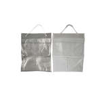 2PCS Of 36 X 46CM 5 Pockets Peva Bathroom Hanging Bags DP-155