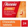 Rennie Antacid Orange 24 Chewable Tablets