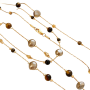 Maillard Tiger's Eye Pearl Necklace