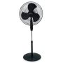 Mellerware Fan 3 Speed Height Adjustable Pedestal Steel Black 40CM 50W "elegant Breeze