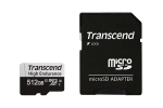 Transcend 350V 512GB High Endurance Micro Sd Uhs-i U3 CLASS10 - Read 100 Mb s - Write 45MB S - With Sd Adptor