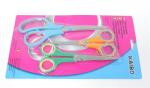 Zykon Casey 3 PC Multicolour Household Scissor Pack