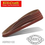 Powerfile Sanding Belt 13 X 451MM 100 Grit 5 PK
