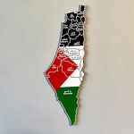Iwa Concept 3D Metal Uv Printed Palestine Wall Decor Home And Office Wall Art Detailed Country Wall Art Elegant Decor Gift For M