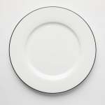 - Premium Porcelain Dinner Plate With Black Band