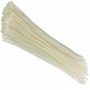 100 Piece White Nylon Cable Ties 2.5MM X 200MM