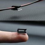 20PCS Self-adhesive Car Fixed Clip Car Gps Data Cable Light Cord Decorative Wire Fixing Organizer Wire Management Harness Clamp