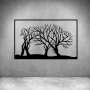 Bison Tree Art - Matt Gold / L 1000 X H 750MM