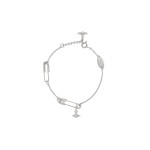 Safety Pin Bracelet -platinum