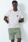Stripe T-Shirt - XL Wine